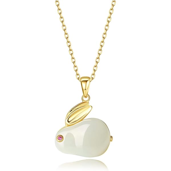 her praha momentel white rabbit ネックレス her praha momentel white rabbit ネックレス her praha momentel